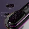 Portable Wireless Hair Straightening Comb - Anti-Scald, LCD Display, Long-Lasting Styling, Gentle On Hair, Ideal for Inner Buckle Bangs