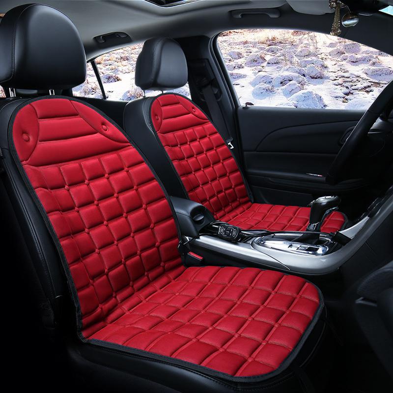12V Universal Double Seat Fast Electric Heated Adjustable Car Heated Seat Cover Winter Pad Cushions Auto Cover Car Styling Pad