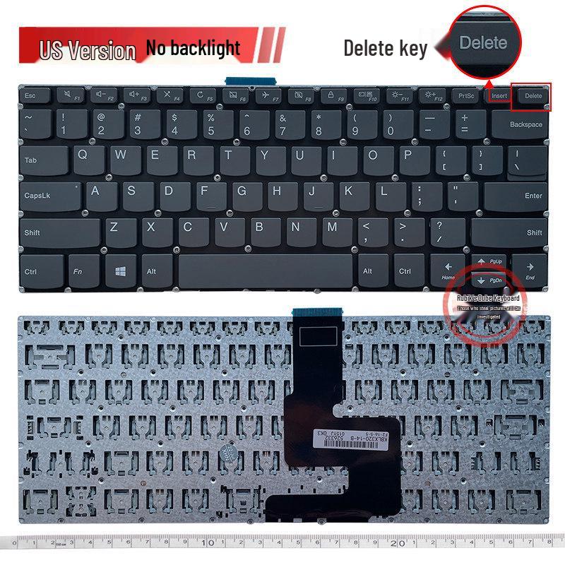 Совместимо с клавиатурами RU Lenovo 340c-14, Xiaoxin-14IWL, Xiaoxin-14IGM, S130-14IGM, E41-50.