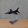 1/100 F16D модель самолета-истребителя из сплава, имитация самолета для