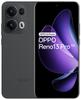 Etui Typu Portfel Do Oppo Reno 13 Pro 5G - Czarny Pokrowiec Canvas + Szkło