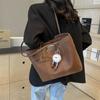 Simple Casual Large-capacity Tote Bag Female College Students Class Commuter Bag Trendy Versatile Shoulder Bag
