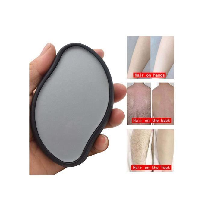 Épilateur d'épilation physique indolore pour femme Épilateur Cristal Indolore Crystal Hair Eraser gomme à cheveux en cristal (Doré)