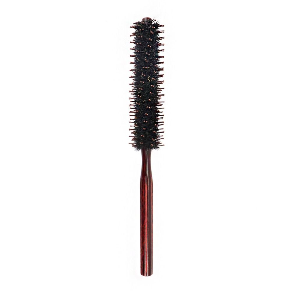 Hair Brush Small Round Brush Wooden Handle Hair Curly Comb New Blow Drying Brush Home