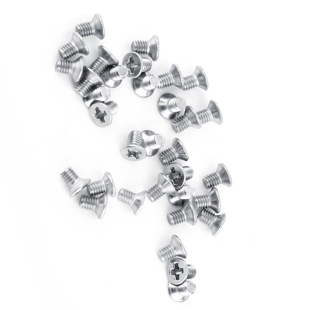 100Pcs Bag 9Types M3 Flat Head Stainless Steel SS304 Machine Countersunk Screw Bolt Fastener