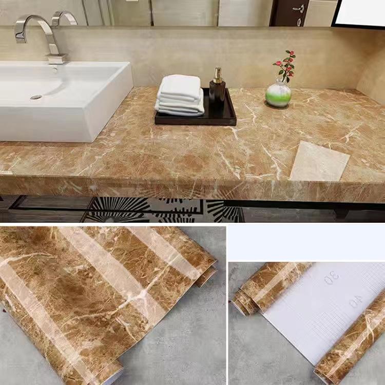 5 M Pearl White DIY Decorative Film PVC Self Adhesive Wall Paper Furniture Renovation Stickers Kitchen Waterproof Oil-proof Marble Wallpaper