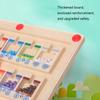 Set Montessori Toys Magnetic Maze Wooden Educational Toys For Kids Ages 3-7 Gift
