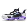 Удобные универсальные нескользящие амортизирующие кроссовки с низким верхом для бега детские кроссовки черные белые фиолетовые 322345513N-5