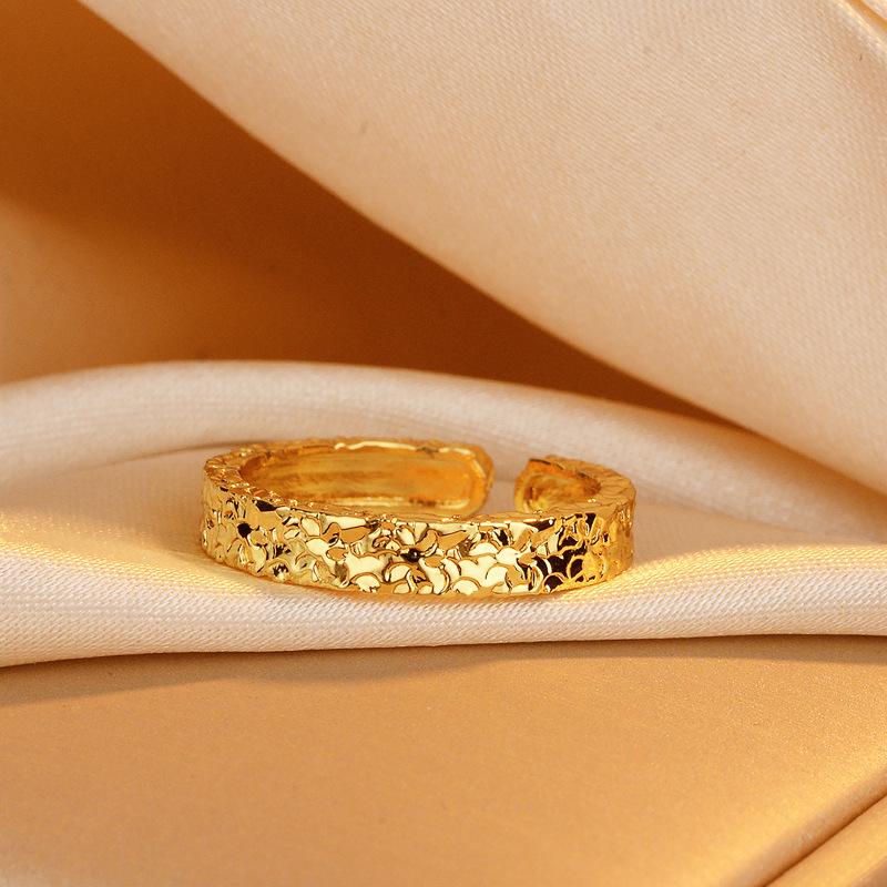 Кольцо из колотого льда, трехстороннее, мужское и женское, Ins Niche Light, роскошное, высокого класса, простое, простое кольцо