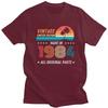 Vintage Limited Edition Made In 1984 T Shirt for Men 100 Cotton 41th 41 Years Birthday Tshirt Short Sleeve Tee Shirt Clothing