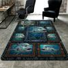 Ocean Predators Pattern Rug Floor Mat for Living Room or Bedroom Soft and Comfortable Carpet a Gift for Birthday and Holiday.