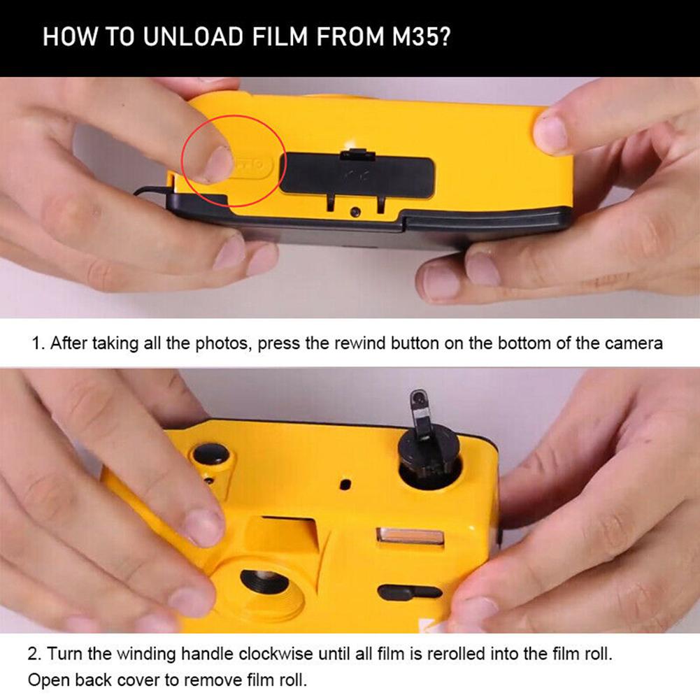 Для пленочной камеры Kodak 35 мм M35 Ретро-камера Многоразовая пленочная камера с функцией вспышки Ручная многоразовая с пленкой Kodak