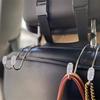 RICISUNG Car Seat Car Convenient Car Seatback Crystal Car Mini Cargo Car Storage Hook, Accessories, Accessories, Pocket, Hook, Hook, Hook, (White)