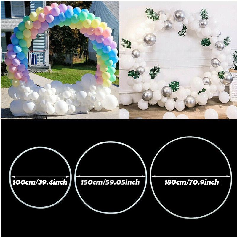 100/150/180cm Balloon Column Arch Set Round Balloon Arch Stand Frame Display Kit for Wedding Birthday Party Background Decor Supplies
