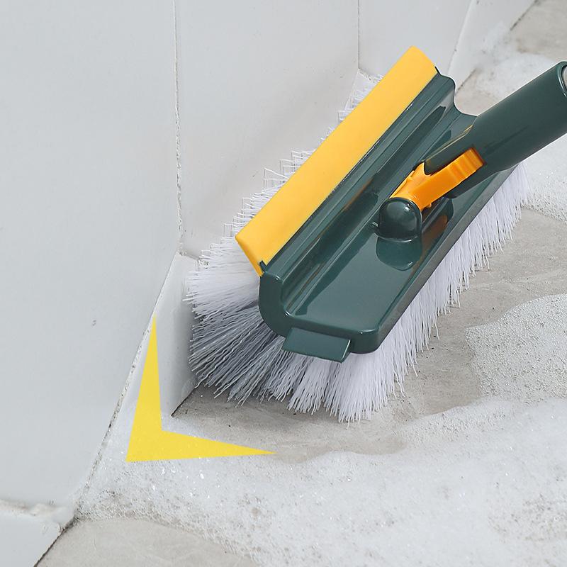 Скраб для пола в ванной комнате Щетка для пола Плитка для ванной комнаты Длинная ручка Щетка для чистки щетины для унитаза Щетка для пола артефакта
