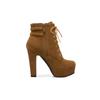 Fashion 2024 New Autumn Ankle Boots for Women Platform High Heels Shoes Woman Buckle Short Booties Casual Faux Suede Footwear