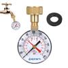 Lepmerk 2- 1/2'' Pressure Gauge Water Pressure Test Gauge 3/4'' Female Hose Thread 0-200 PSI with Red Pointer High Precision