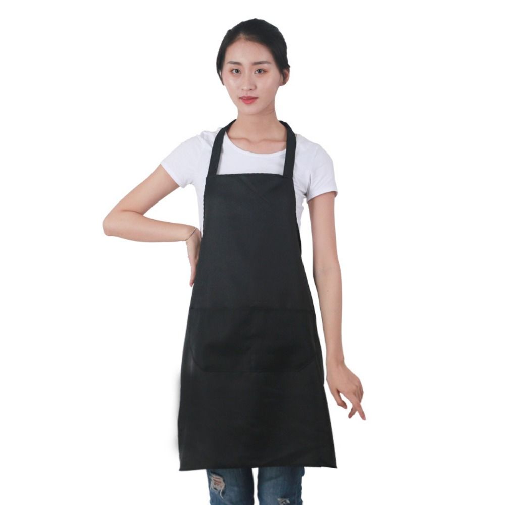 Sleeveless Chef Apron Waterproof Cooking Baking Apron Cute Kitchen Cleaning Apron Home Kitchen