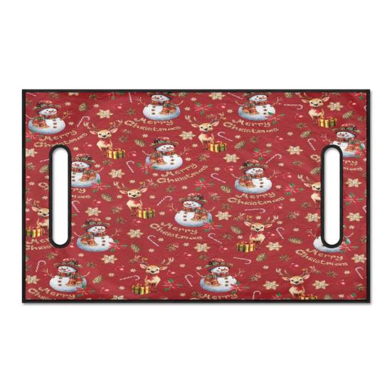 Рождественский чехол на сиденье гольф-кара Санта Снежинка Снеговик Полотенце-одеяло на сиденье тележки для 2-местного Club Car Моющийся аксессуар для гольф-кара