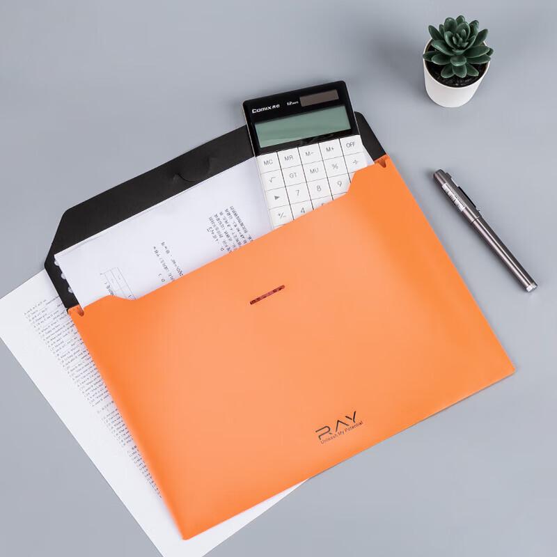 RAY Series A4 Dual-Color Snap File Bags