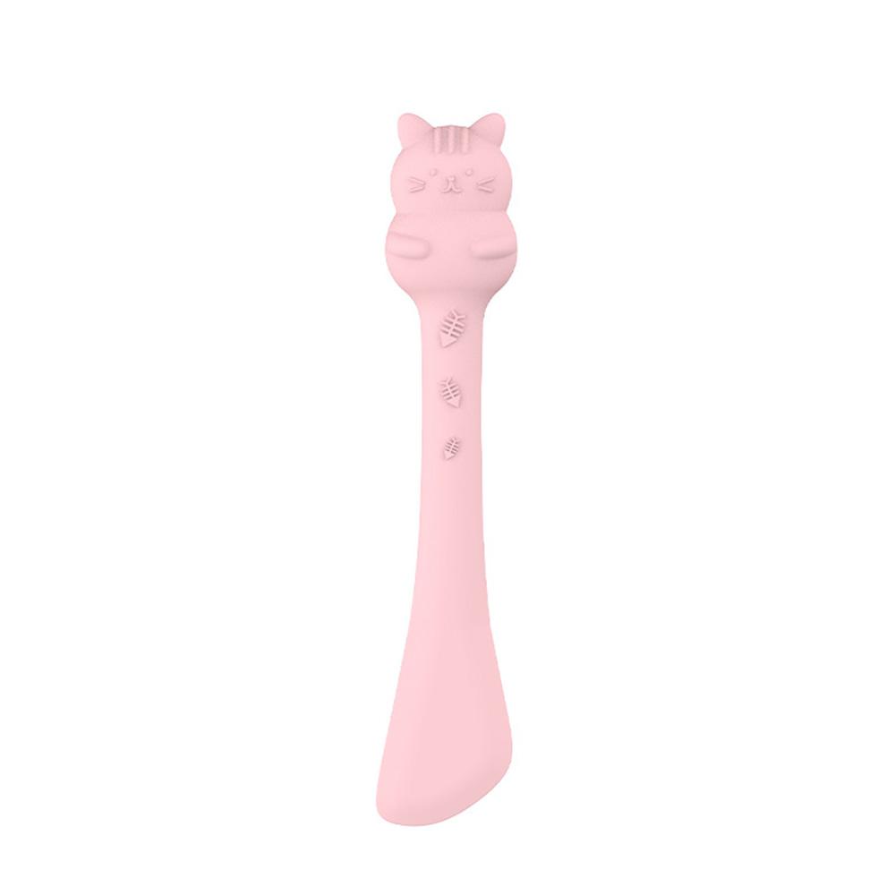 Pet Cat Food Spoon Set: Cat Treat Spoon + Dry Food Scoop, Durable Cat Feeding Utensils, Essential Pet Cat Dining