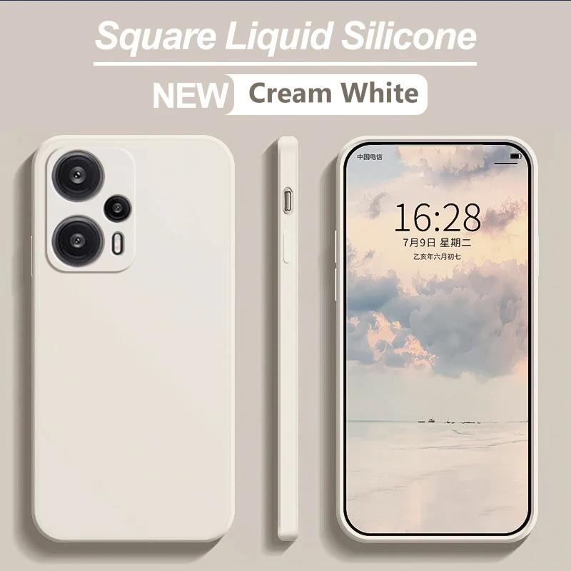 Poco F5 F 5 PocoF5 Pro чехол оригинальный жидкий силиконовый мягкий чехол для Xiaomi Poco F5 F 5 PocoF5 Pro F5Pro 5G противоударные чехлы для телефонов