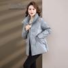 SNOWFLYING Women's New Chinese Style Embroidered Stand Collar Down Jacket