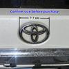 uwhpc2 3D Car Emblem sticker For Toyota Front Grill Hood Rear Trunk Logo Corolla Camry RAV4 Hilux Yaris Prius Prado Badge Accessory