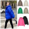New Womens Ladies Quilted Designer Padded Bubble  Hooded Puffer Coat Jacket Winter Jacket Parka  Size