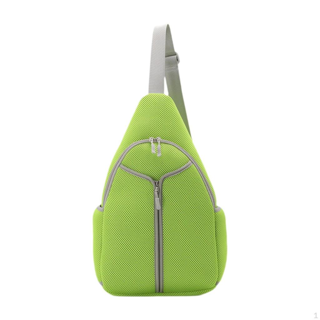 Сумка-слинг для тенниса, дышащая, регулируемая, легкая, рюкзак кроссбоди для бадминтонных ракеток
