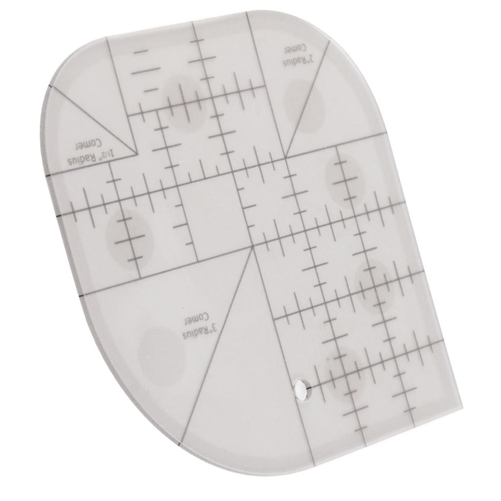 Акриловый швейный изогнутый угловой резак линейка швейная линейка для пэчворка швейный шаблон инструмент для пэчворка своими руками