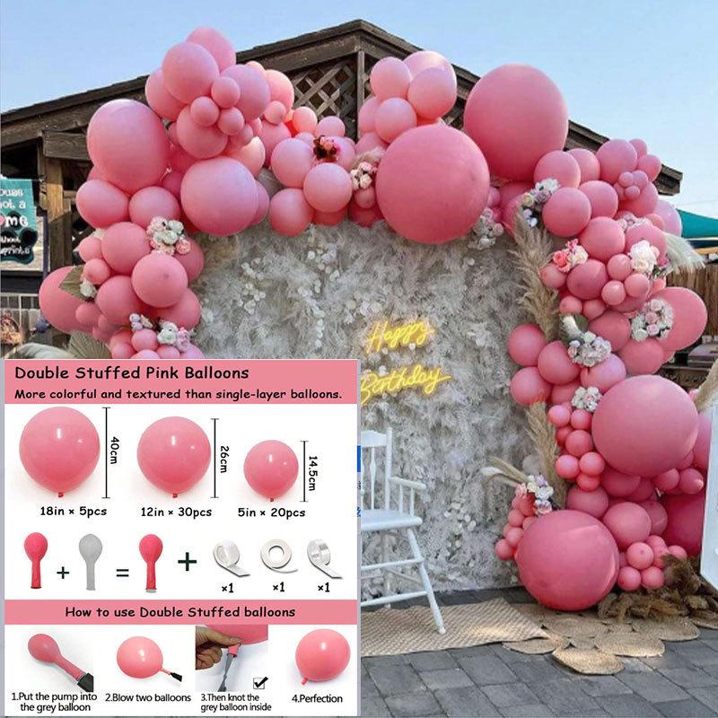 Трансграничный набор свадебных шаров: Цепи и настенный декор для дней рождения и мероприятий