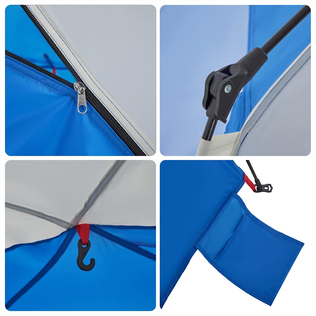Beach Tent for 3 Persons Azure Blue Quick Release Waterproof