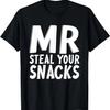 Мужская футболка Mr Steal Your Snacks для любителей еды