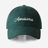 Combed cotton yellow summer baseball cap girls versatile wide brim sunscreen hat fashion couple soft top cap