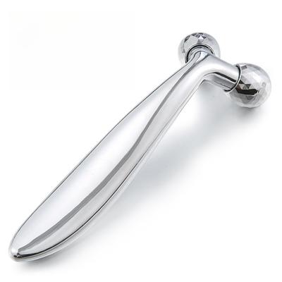 Микротоковый электронный 3D роликовый массажер для лица, бьюти-инструмент, V-лифтинг лица, ручной массажер