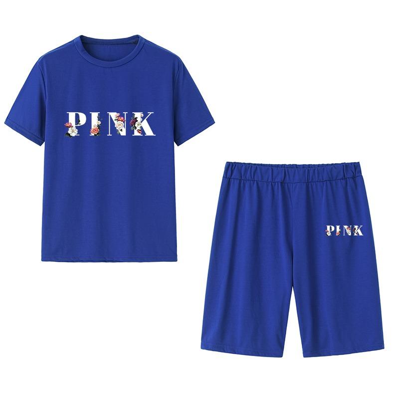 Женский спортивный костюм с принтом, трендовая футболка + шорты, комплект из 2 предметов, повседневный, простой, мягкий, роскошный костюм для бега, спортивная летняя одежда