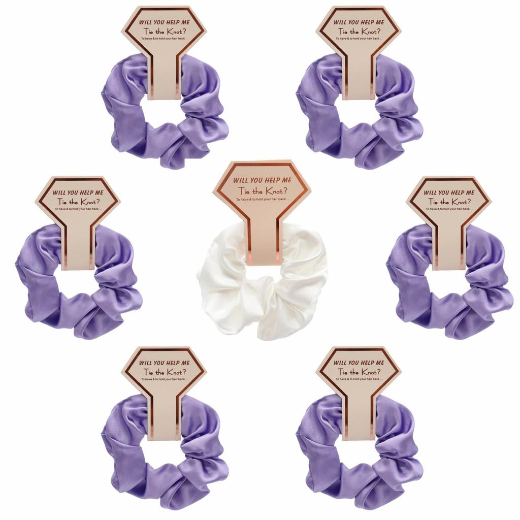 Women's Imitation Silk Satin Hair Tie and Headband - Light Luxury European and American Fashion