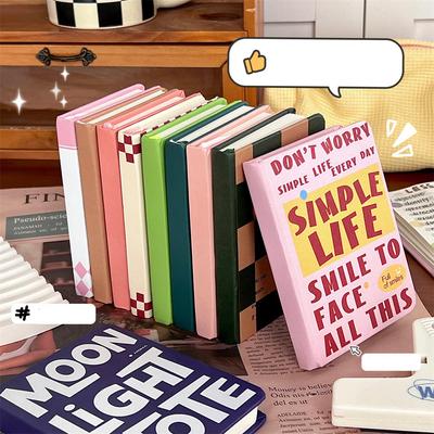 A7 креативный американский ретро мини-блокнот для студентов, 96 листов, портативный книжный блокнот, милые канцелярские принадлежности, школьные принадлежности для девочек