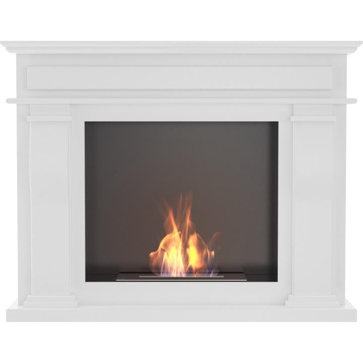 Biofireplace OCTOBER White TÜV - Set