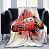 1PC Seasonal Universal Car Art Blanket - Perfect for Home Decoration, Gift Idea, Soft Flannel Throw Blanket - Versatile & Cozy for Bedroom,