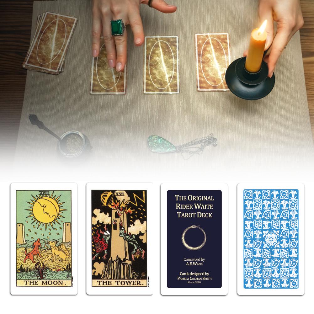 Карты Таро Оригинальная колода Таро Райдера Уэйта, полные английские настольные игры для вечеринок