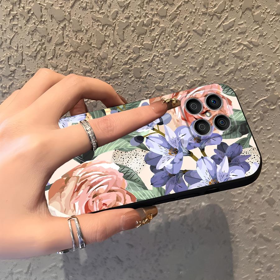 Красивый чехол с цветами для Honor 8X X7 X5b 70 X6 200 400 Lite Magic5Lite 90 X9a X8 Funda Чехол для телефона