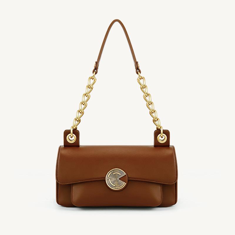 2022 Fall/Winter New Model Guardian Niche Handbag with Chain for Women, Multi-layered, High-end, Versatile Shoulder and Underarm Bag