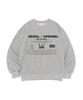 Свитшот с обратной бабочкой SEOUL APPAREL (Серый)