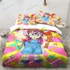 Новый милый мультяшный DR S-Slump Arale аниме комплект постельного белья простыня King Twin Double детский комплект постельного белья из микрофибры или полиэстера пододеяльник