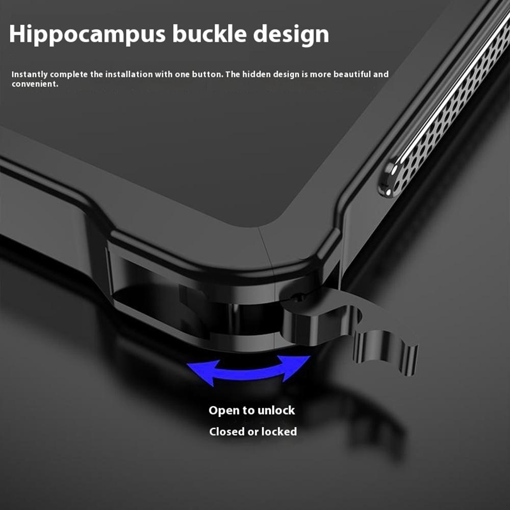 Бамперы для ZTE nubia Z60 Ultra Металлическая рамка Чехол с теплоотводом с защитой объектива камеры