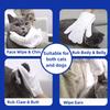 Disposable Pet Cleaning Gloves Deodorizing Wipes No Rinse Deodorizing Gloves for Cats Dogs SPA Bath Quick Cleanup Wipes