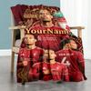 Liverpool Personalized Name Blanket Gift Customizable Blanket Ultra-Soft Perfect for Bedding Chair Couch Home Decor Ideal for All Seasons