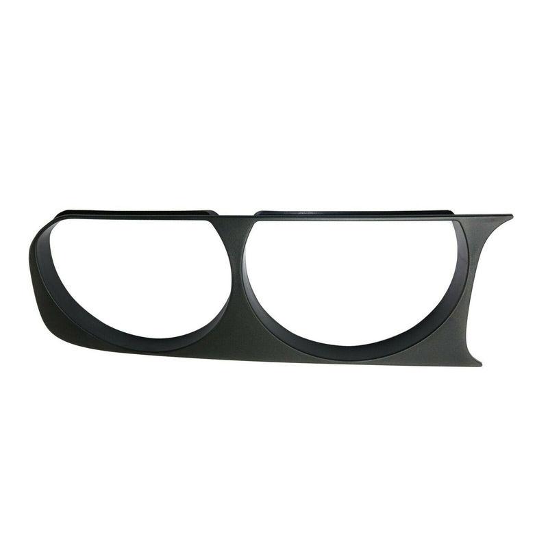 68051527AA 68051526AA For Dodge Challenger 2008-2014 Black Car Front Headlight Lamp Bezel Frame Trim LH RH Pair